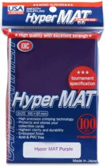 KMC Hyper Matte Purple Sleeves (100ct)